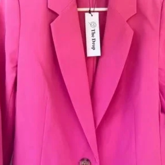 The Drop women’s hot pink blazer, Medium NWOT - Picture 6 of 9